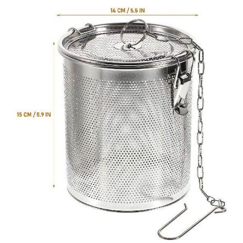 1pc Stainless Steel Seasoning Soup Brine Basket Seasoning