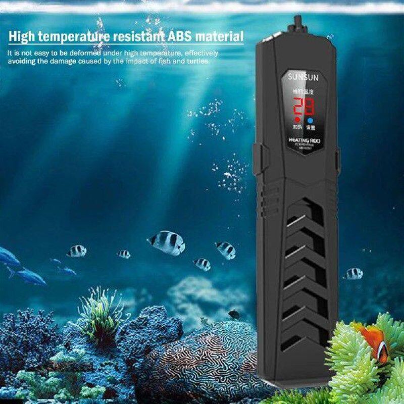 数位显示水族加热棒 50-1000W可选 加温棒适用水族箱