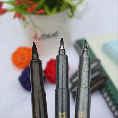 3 Types Calligraphy Brush Pen to Choose Soft Brush Felt Tips