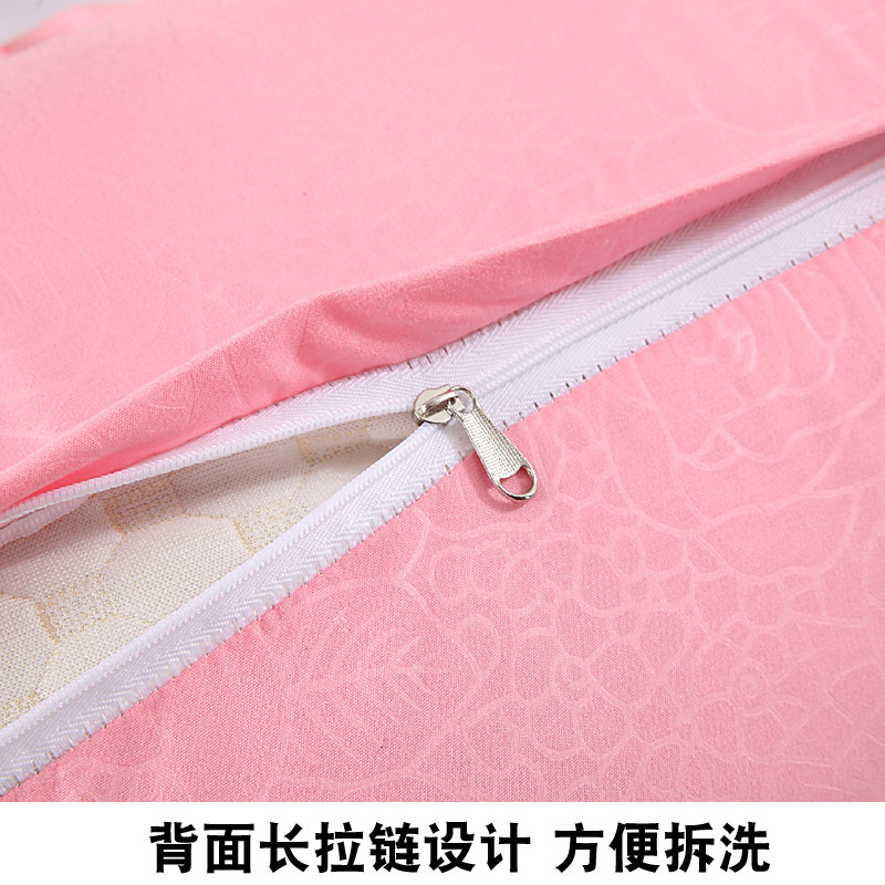韩版粉色人蕾丝花边公主风枕1.2m1.5m1.8米荷叶边拉链长枕,床上用品,枕套,淘宝优惠券,粉丝福利购,淘宝优惠卷