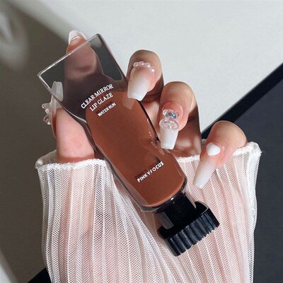 Black Mirror Water Lip Gloss Lip Glaze Transparent Glass Lip