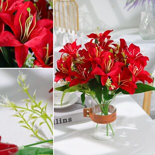 Artificial Flowers  7 Heads Wedding Party Visiting Patient G