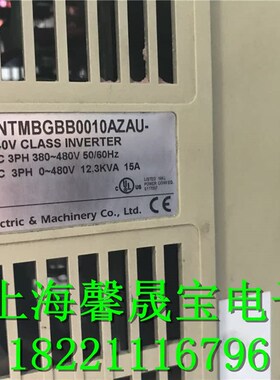 东元变频器 7200M JNTMBGBB0010ZU- JNTMBGBB0010Z-U- 7.5KW
