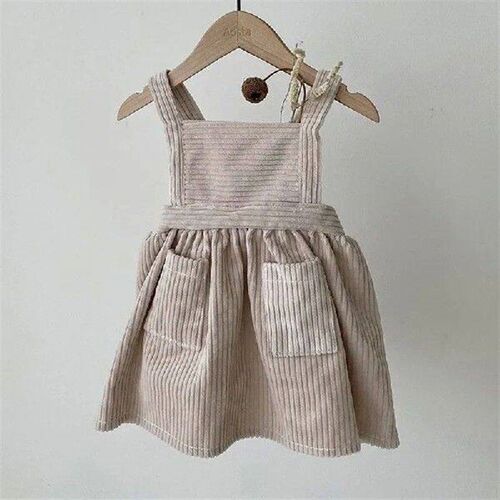 Childrens Corduroy Dress, Hundred Day Old Baby Artistic