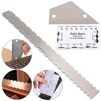 Guitar Fret Leveling Ruler Stainless Steel Guitar