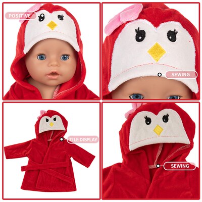 New Bathrobe Animal Suit Fit 17inch New Bathrobe Animal Suit