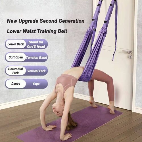 Adjustable Aerial Air Yoga Strap Pull Rope Women Hanging Ham