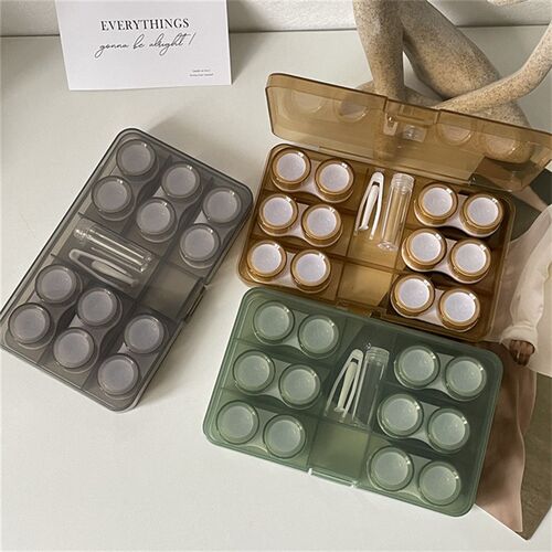 New 6 Pairs Large Contact Lens Storage Box Portable Travel