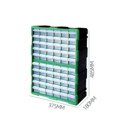 Wall-mounted Multi-grid Drawer Type Parts Box Combined Compo