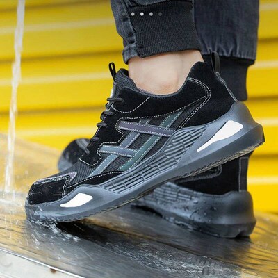 Waliantile Indestructible Safety Shoes Men Anti-smashing Ste