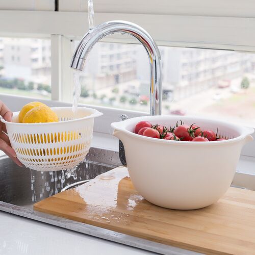 Creative Japanese basket xiancai basins fruit bowl home