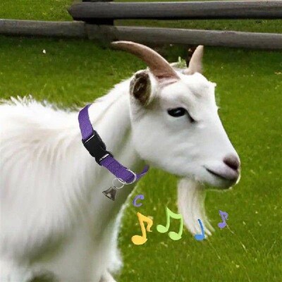 Goat Collar Adjustable Sheep Collars Set Anti-Lost Loud