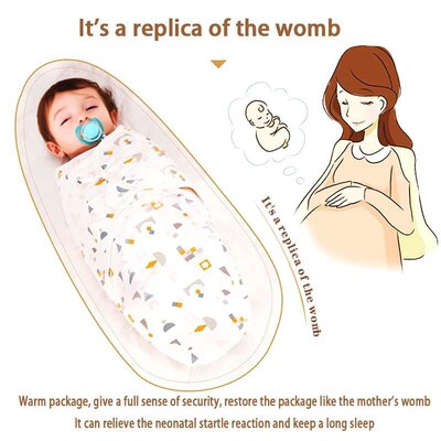Babies Sleeping Bags Newborn Baby Cocoon Swaddle Wrap Envelo