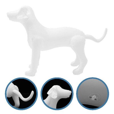 Dog Mannequin Pet Clothing Self Standing Inflatable Dogs
