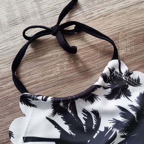 Crop Top Girl Swimsuit Swimwear 5-14 Years Girl Bikini Set P