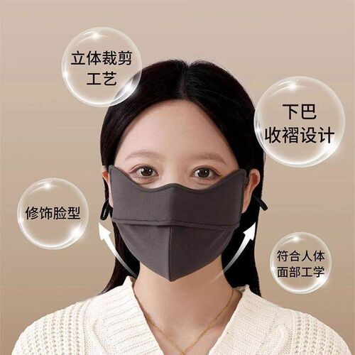 Autumn and Winter Warm Face Mask, Windproof and Cold-Resista