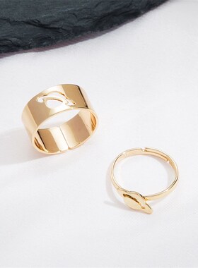 LATS Silver Color Punk Spaceship Planet Rings for Women Men