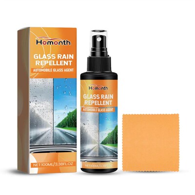 homonth Car Glass Rain Repellent, Windshield Rain and Water