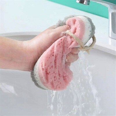 3pcs/set Adult bathing foaming sponge Shower Scrubber