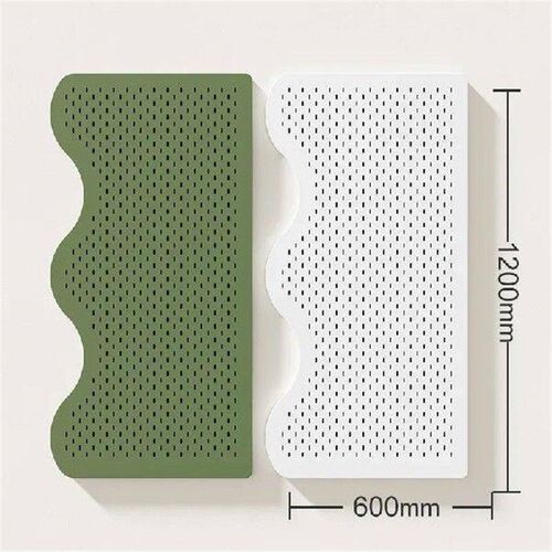 Decorative Metal Wall Storage Curved Hole Plate Organizer