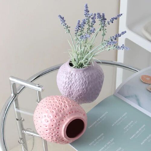 Cartoon Strawberry Vase Artificial Strawberry FlowerPot Flow