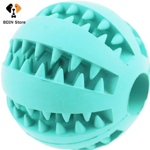 New Pet Dog Toys Soft Natural Bouncy Rubber Ball Toys Intera
