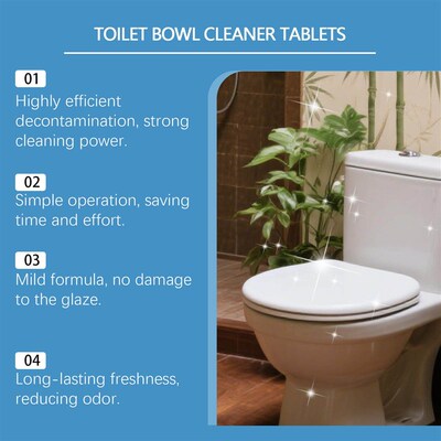 JAKEHOE Toilet Cleaning Tablets - Household Toilet Stain and