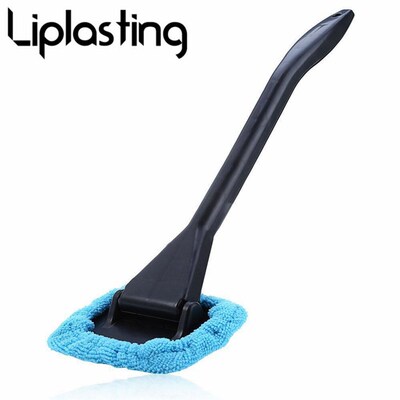 *1PC Light Blue Car Window Brush Glass Cleaner Wiper Scraper