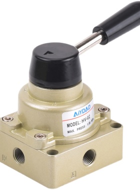 气动手转气HV-02-03-0HV-200D气缸控制换向手动开关手扳