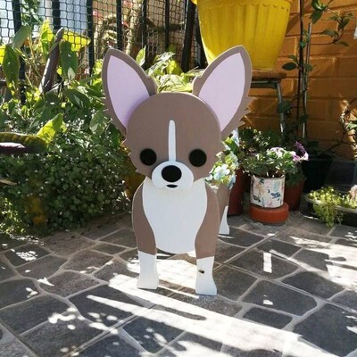Garden Animal Flowerpot Dog Shape Pots And Planters Cute Pot
