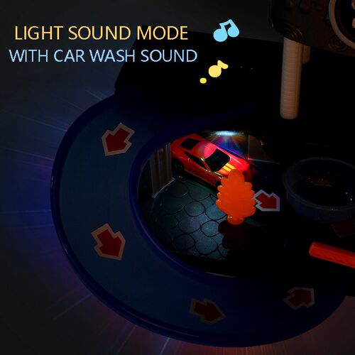 Children Rail Car Toys Simulation Parking Lot Car Wash Model