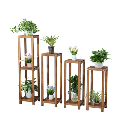 花架子客厅阳台实木质多层室内吊兰单个中式落地式置物绿萝花盆架