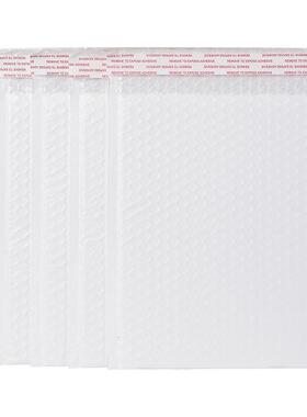 白色珠光包膜气泡袋粘流包物装自袋泡沫袋防水气泡VZJ信封袋打快