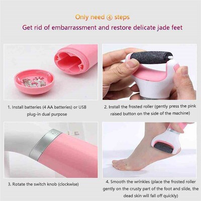 Electric Foot File Scraper Callus Remover Feet Professional