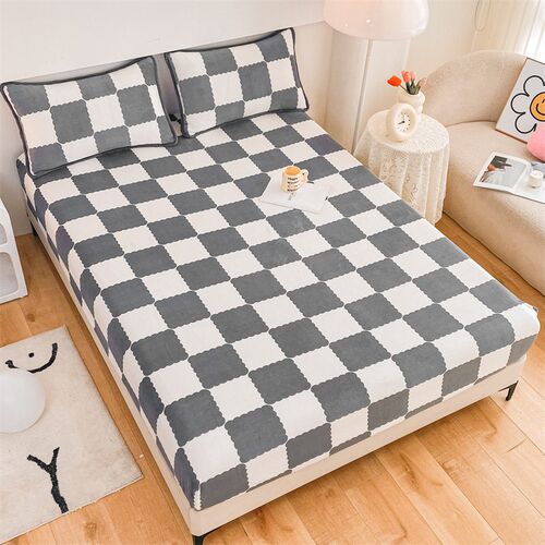 Bed ver Fleece-lined Bed ver Non-slip Bed Sheet Matress Prot