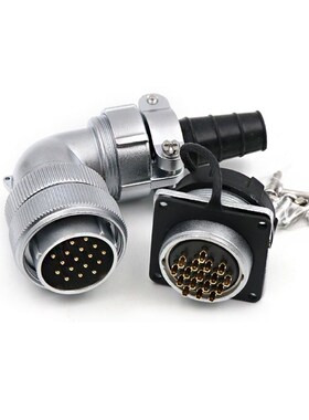 弯头防水航空插WF28-2芯3芯芯7芯芯1芯17芯20芯2芯2芯TV+Z