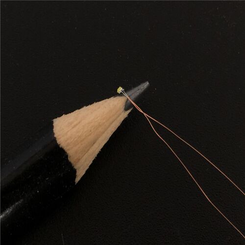 0201 0402 3v  0.8mm Copper Wire Warm White  Architecture SMD
