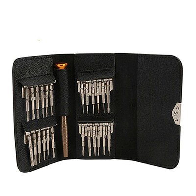 Screwdriver Set 25 in 1 Torx Screwdrivers Leather Case Openi