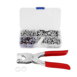 120 Sets Mix Colors Metal Prong Snap Buttons Fasteners Press