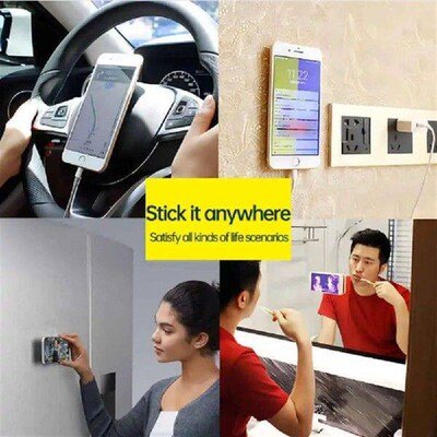 New Washable Suction Cup Bracket Double Side Silicone