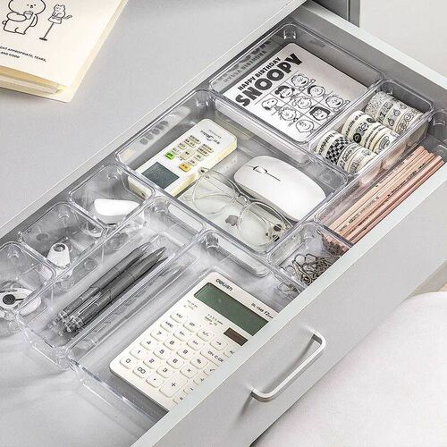 Acrylic Organizer Drawer Storage Box Makeup Organizer Clear