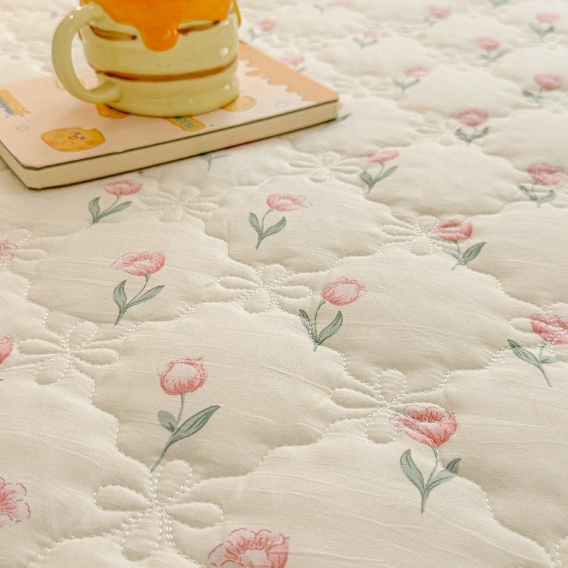 202新款纯色夹棉床裙单件遮丑下摆床罩床裙罩三件全防尘床垫,床上用品,床裙,淘宝优惠券,粉丝福利购,淘宝优惠卷