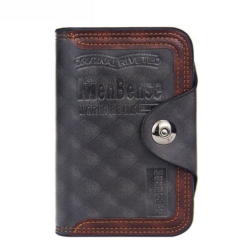 Men wallet magnetic snap clutch bag male wallet leather  Com