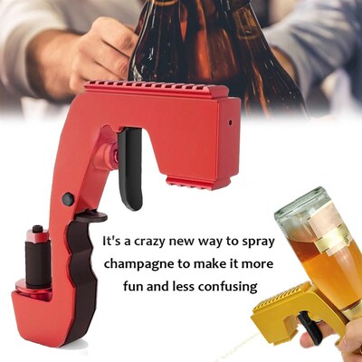 Champagne Beer Gun Spray Bottle Wine Dispenser Ejector Feedi
