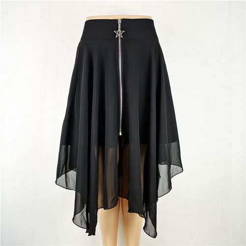 Setwear Gothic Skirts Women Summer High Waist Irregular