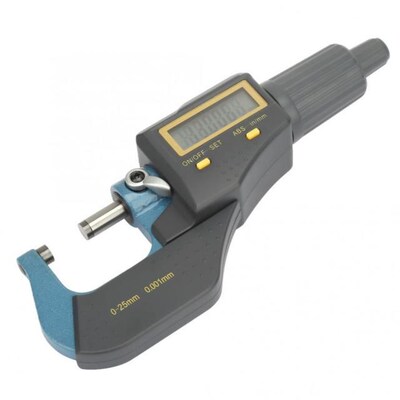 1 Set Measure Tool 0-25mm Electronic Digital Outside Microme