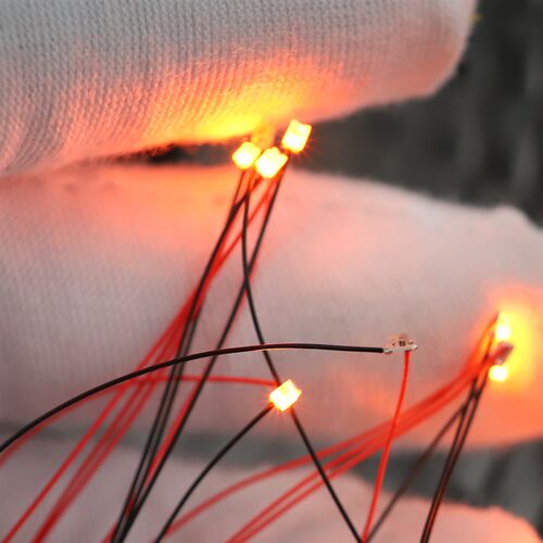 10PCS SMD Lamp Wired Led 0402 0603 0805 1206 Pre-soldered Mi
