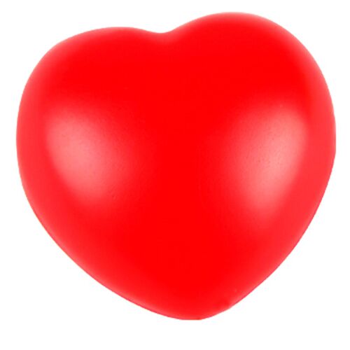 Funny 1Pcs Soft Foam Anti Sress Ball Toys Squeeze Heart Shap