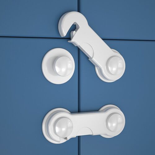 Child safety lock drawer lock anti-pinch hand anti-baby buck