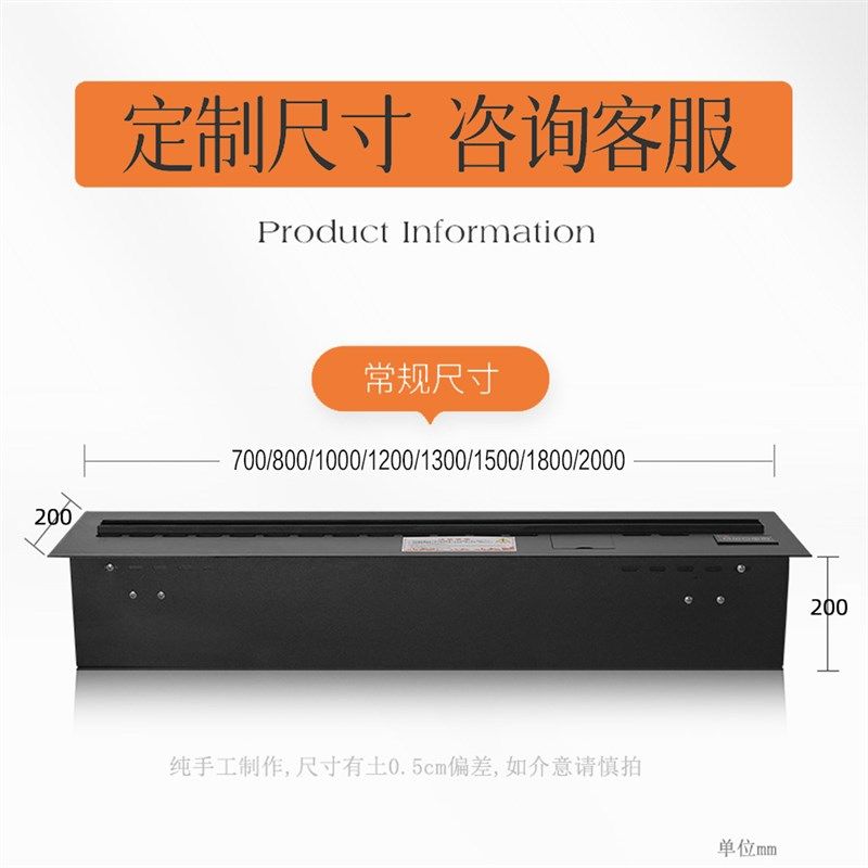 壁炉电视柜一体欧式别墅客厅装饰柜摆件嵌入式复古火焰加湿器壁炉